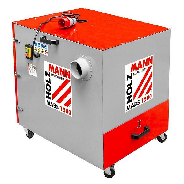 Holzmann afzuigsysteem voor metaal, motorvermogen: 1500 W, 230 V, MABS1500_230V
