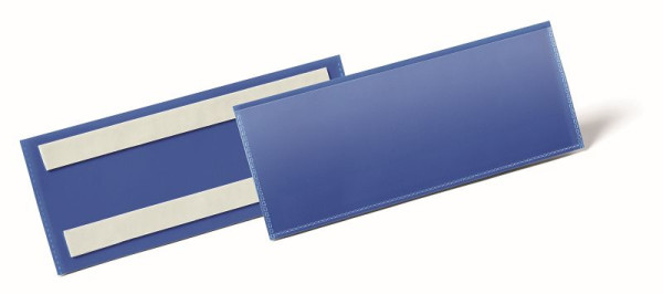 DURABLE zelfklevend labelzakje 1/2 A5 liggend, 50 stuks, 179407