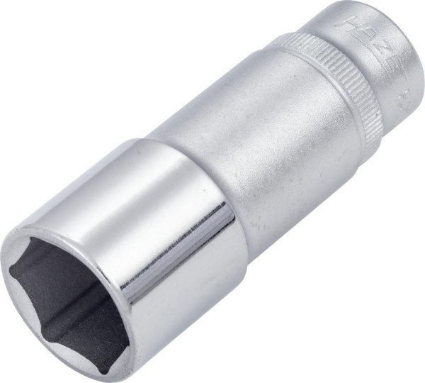 Hazet dop, zeskant, hol vierkant 10 mm (3/8"), 19 mm, lang gekarteld type, 880LG-19