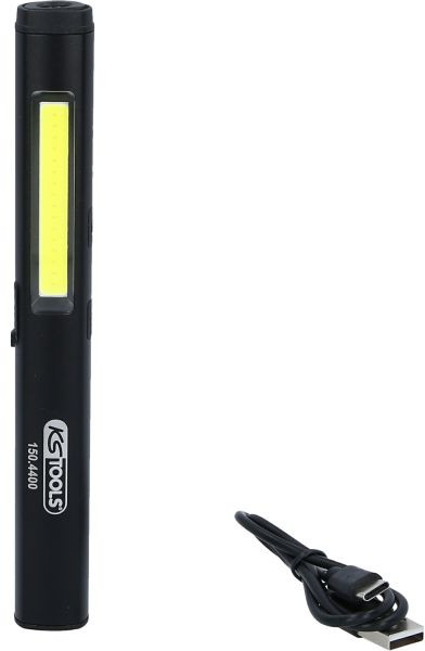 KS Tools aluminium penlight met laserpointer en UV-licht, 150.4400