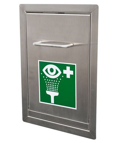 B-SAFETY oogdouche in roestvrijstalen behuizing, wandmontage, inbouw, BR 270095, DVGW, 305256