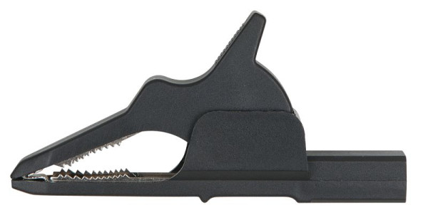 KS Tools 4,0 mm ingangsbus op krokodillenklem smal, zwart, 150.1679