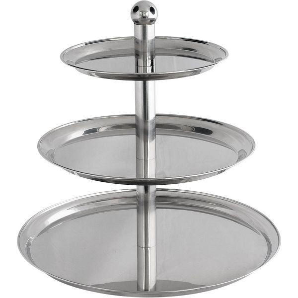 Stalgast cakevorm met kogelgreep, 3-laags, hoogte 50 cm, BK0307003