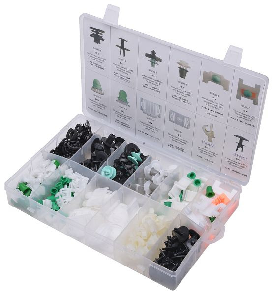SW-Stahl bevestigingsclip assortiment, Audi, 160 stuks, S8030