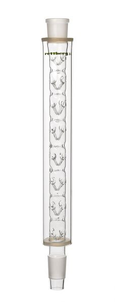 Rettberg Vigreux - Kolom, kern NS 14.5/23, huls NS 14.5/23, met opgestoken glasmantel, vulhoogte 300 mm, borosilicaatglas 3.3, 134066315