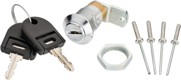 Hazet cilinderslot met 2 sleutels voor HAZET Assistent werkplaatswagen, gebouwd op 1 augustus 2019: 179 N, 179 N X, 179 N XL, 179 N XXL, 179N-08A