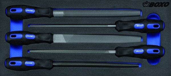 Boxo stalen vijlset 5 stuks, VE: 10 stuks, BX027