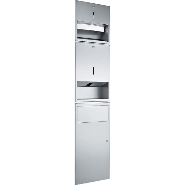 Wagner EWAR combinatie zeep / papier / afval WP500e, hoogglans gepolijst, 731626