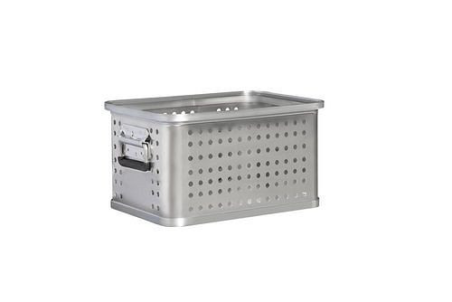 DENIOS transportbox van aluminium, zonder deksel, maat 2-0, 305135