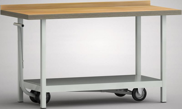 KLW mobiele standaard werkbank 1500 x 700 x 840 mm L x D x H, WS705N-1500M40-X7000