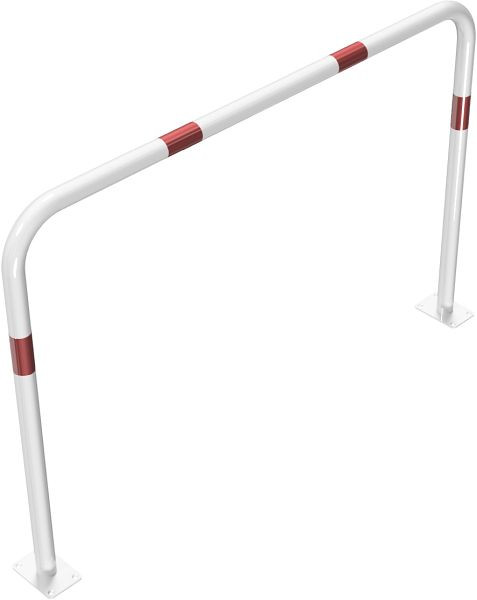 Schake buisbeugel van stalen buis Ø 48 x 2,5 mm zonder dwarsbalk voor plugbevestiging, totale breedte 1500 mm, totale hoogte 1000 mm, 448_53B