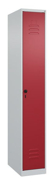 C+P luierkluis Classic PLUS, 1850x300x500mm, 7035/3003, veiligheidsdraaigrendel, 080000-10 S10005