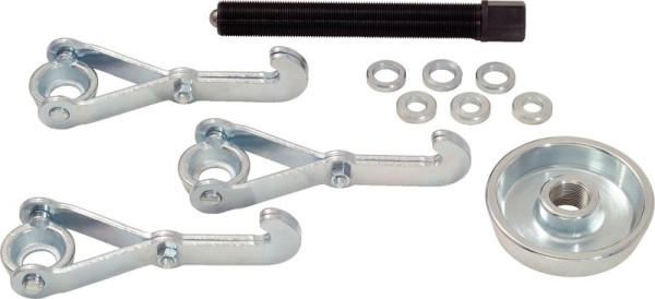 KS Tools Universele wielnaaftrekkerset met 3 armen, 5-delig, 670.0013
