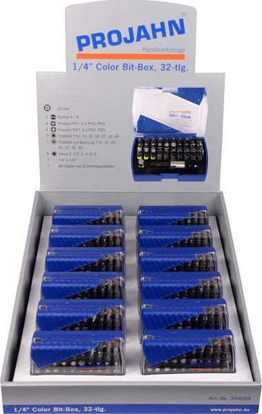 Projahn display 12xBit Box 32 stuks 394089, 39408912