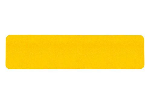 DENIOS m2 antislipbekleding, universeel, geel, 150 x 610 mm, VE: 10 stuks, 263-681