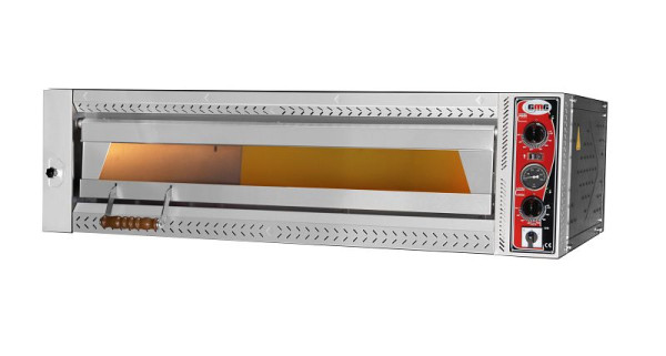 GMG pizzaoven Maxima S, 9x Ø 35cm, 12 kW 400V, stapelbaar, met vuurvaste bodem, 1 bakkamer, PEF105105 SE