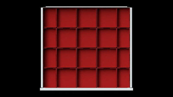 ANKE werkbanken, dozen voor kleine onderdelen, SK binnenafmetingen: 650 x 600 mm, 903.217