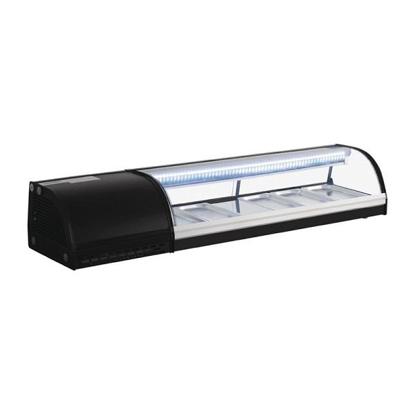Polar gekoelde vitrine voor sushi 150cm, DA538