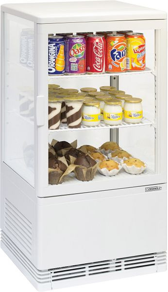Casselin mini koelvitrine 58L - wit, CVR58LB