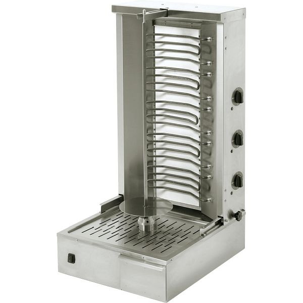 Stalgast elektrische gyrosgrill, capaciteit 15 kg, afmetingen 580 x 660 x 695 mm (bxdxh), KE2501036