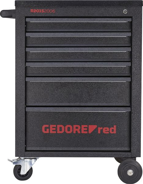 GEDORE rode gereedschapswagen ZwartMECHANIC Impuls 6 laden, 3300012