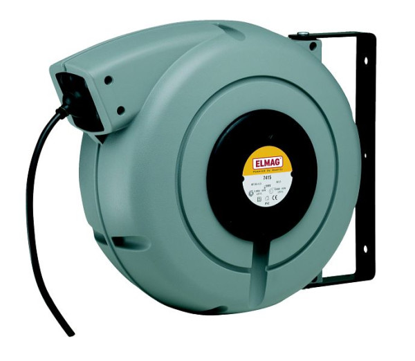 ELMAG automatische kabelhaspel ZECA, 7515/RNF, 15+2 meter, 5x1,5 mm², IP 42 (zonder voedingskabel, stekker en koppeling), 44210