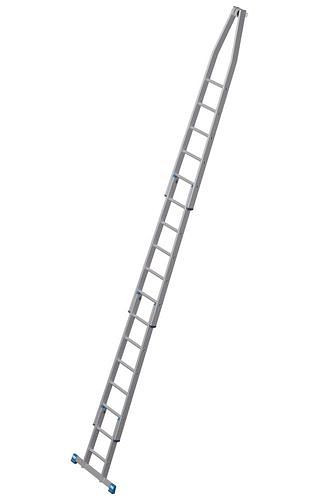 Krause opsteekladder van aluminium, set van 4, 17 sporten, 307666