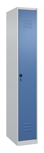 C+P luierkluis Classic PLUS, 1850x300x500mm, 7035/5023, veiligheidsdraaigrendel, 080000-10 S10007