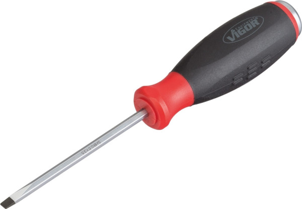 VIGOR sleufschroevendraaier met slagkap, sleufprofiel, 0,6 x 3,5 mm, V3597