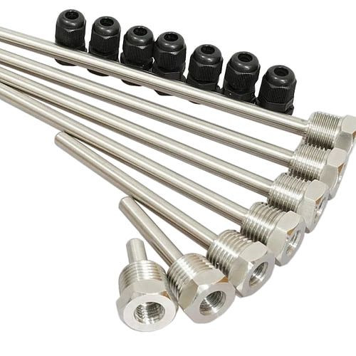 Environ RVS dompelhuls met kabelwartel in 100 mm lengte, ENTE1006