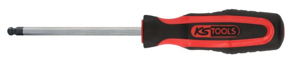 KS Tools ERGOTORQUEplus schroevendraaier binnenzeskant met kogelkop, 2,5 mm, 159.1060