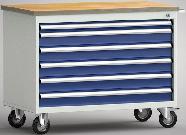 KLW standaard werkbank - 1060 x 620 x 830 mm L x D x H, WS828N-1060M20-E7020