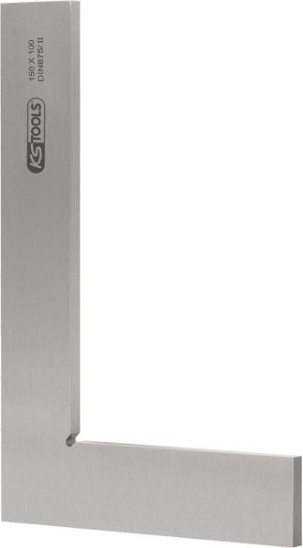 KS Tools platte hoek volgens DIN 875/2, 100 mm, 300.0255