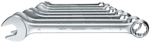 GEDORE ringsteeksleutelset, 8-delig, 10-24, 6092770