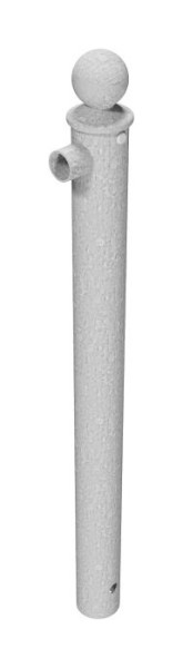Schakebeschermingsleuningen / randleuningen, steunpalen voor randleuningen om in beton te zetten, eindpalen voor randleuningen, thermisch verzinkt, 467_04