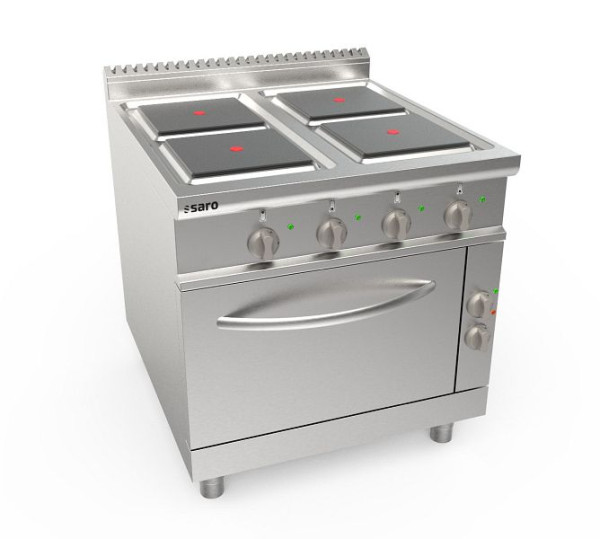 Saro elektrisch fornuis + oven 4 platen LQ, 423-8215