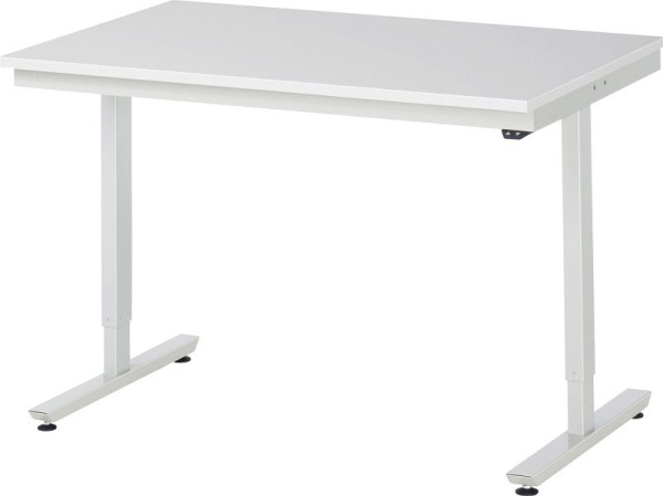 RAU werktafel serie adlatus 150 (elektrisch in hoogte verstelbaar), melamine plaat, 1250x720-1120x800 mm, 08-AT-125-080-M