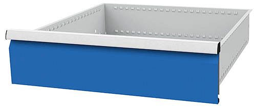 Bedrunka + Hirth lade, incl. Rails, R 24-24, paneelhoogte 175 mm, draagvermogen 100 kg, afmetingen in mm (BxDxH): 600 x 600 x 175, 60.70.175V10