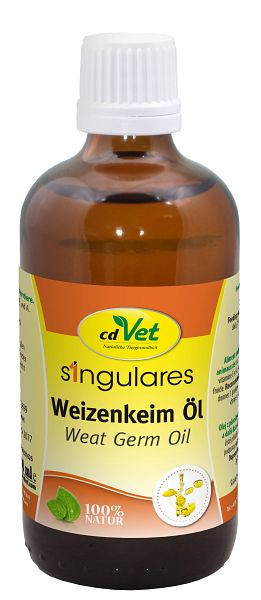 cdVet Enkelvoudige Tarwekiemolie 100ml, 338