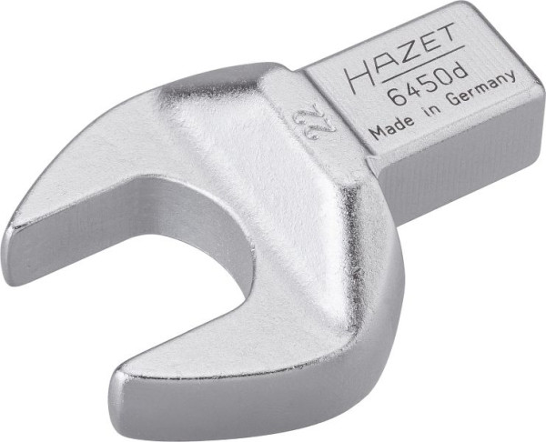 Hazet steeksleutel, insteekvierkant 14 x 18 mm, buitenzeskantprofiel, 22 mm, 6450D-22