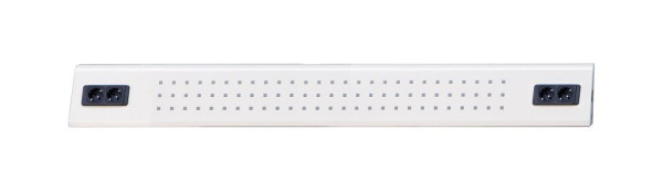 ANKE energiekanaal; Energievoorziening; 90 x 170 mm; RAL 7035; bedraad; 2 x dubbel stopcontact 230 V / 50 Hz, 10/16 A, 2-pins