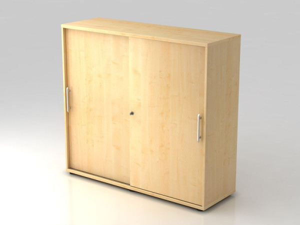 Hammerbacher schuifdeurkast 3OH 120cm relinggreep esdoorn/esdoorn, 120x40x110 cm (BxDxH), V1753S/3/3/RE