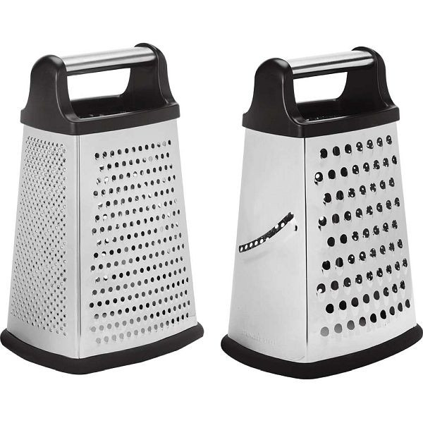 Stalgast vierkante roestvrijstalen rasp met antislip bodem en handvat, KK1103230
