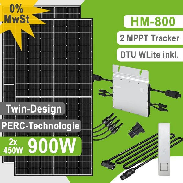 Offgridtec balkoncentrale SolarDirect Luxen + WiFi 900W HM-800, 4-01-016446