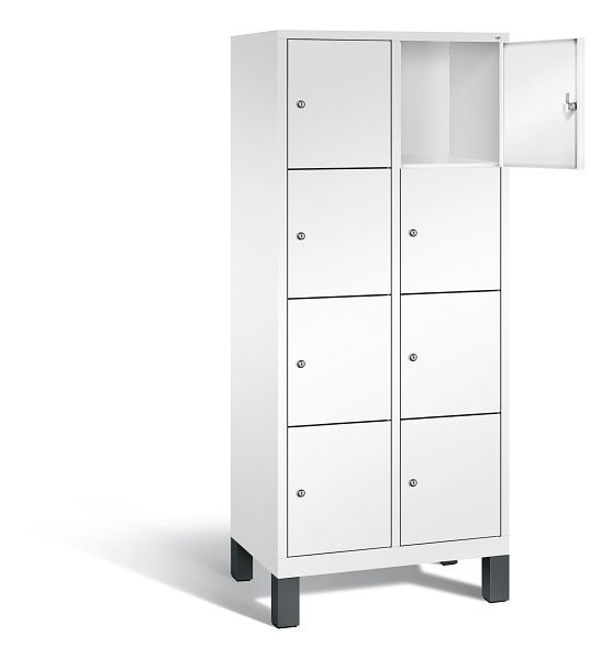 C+P lockerkast Evolo, H1850xW810xD500mm, kleur: verkeerswit, 48010-224 S10190
