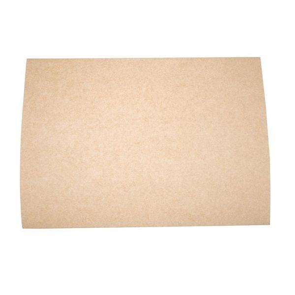 Vegware Composteerbaar Ongebleekt Vetvrij Papier 380 x 275mm, VE: 500 stuks, DW631