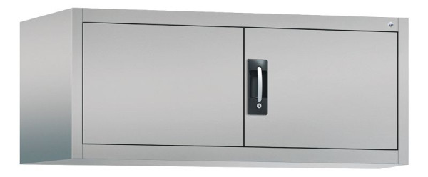 C+P bovenkast Acurado, H500xB1200xD600mm, kleur: wit aluminium, verzonken handgreep, 9494-000 S10002
