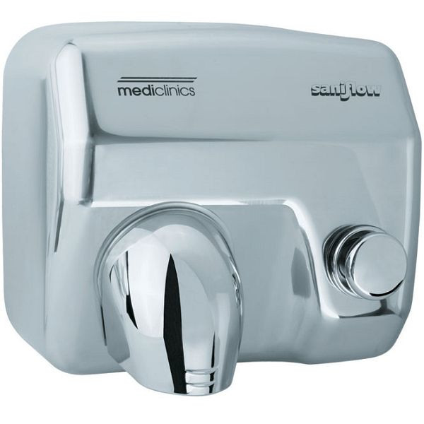 Mediclinics handendroger Speedflow Plus glanzend RVS, 205.550