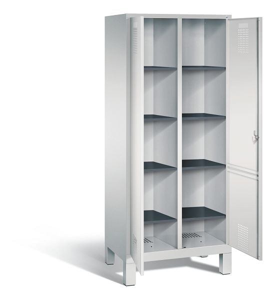 C+P washok Evolo, H1850xW810xD500mm, kleur: lichtgrijs, 48012-22B S10003