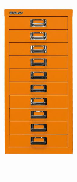 Bisley MultiDrawer™, 29-serie, DIN A4, 10 laden, oranje, L2910603